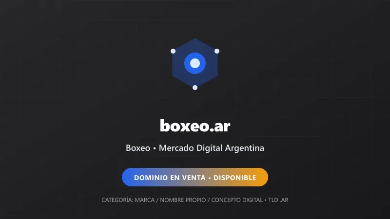 Identidad gráfica y activo digital para Boxeo en Argentina